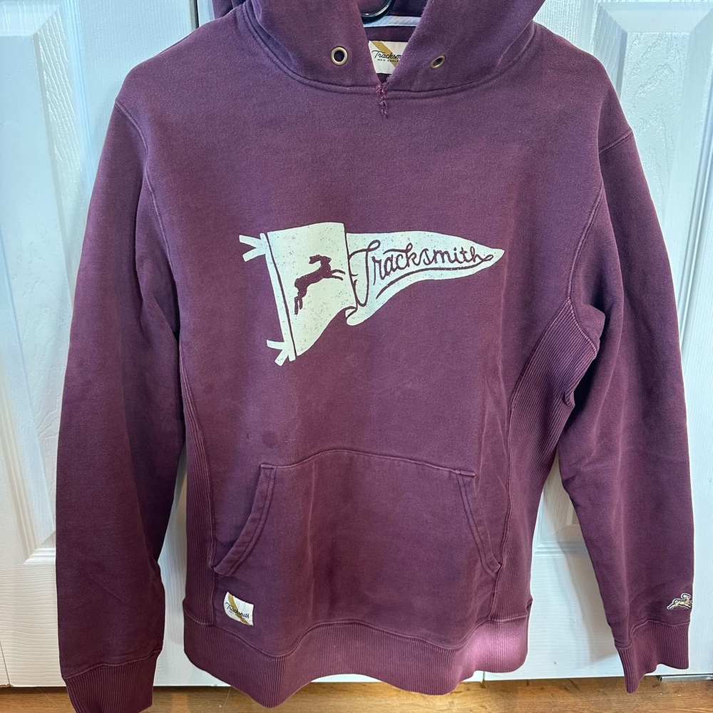 Tracksmith Trackhouse Maroon Sweater